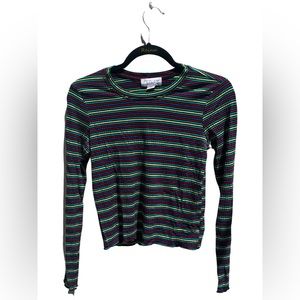 Cute Colorful Long-sleeve 🩵🩷💜 Top Size: M